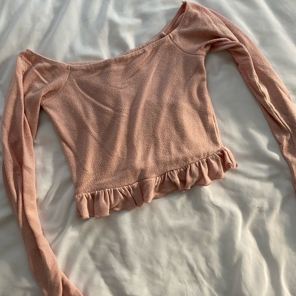 Pink crop top